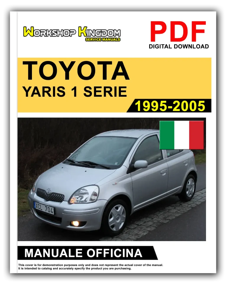 TOYOTA YARIS 1° SERIE XP10 (1995-2005) Manuale Di Officina e Riparazione – Italiano – PDF Download