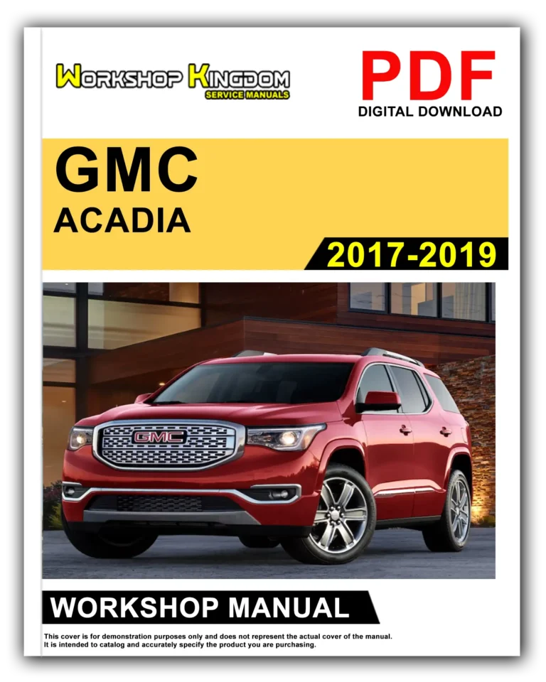 GMC ACADIA (2017-2019) Workshop Repair Service Manual – English – PDF Download