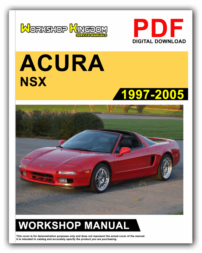 ACURA NSX (1997-2005) Workshop Repair Service Manual – English – PDF Download