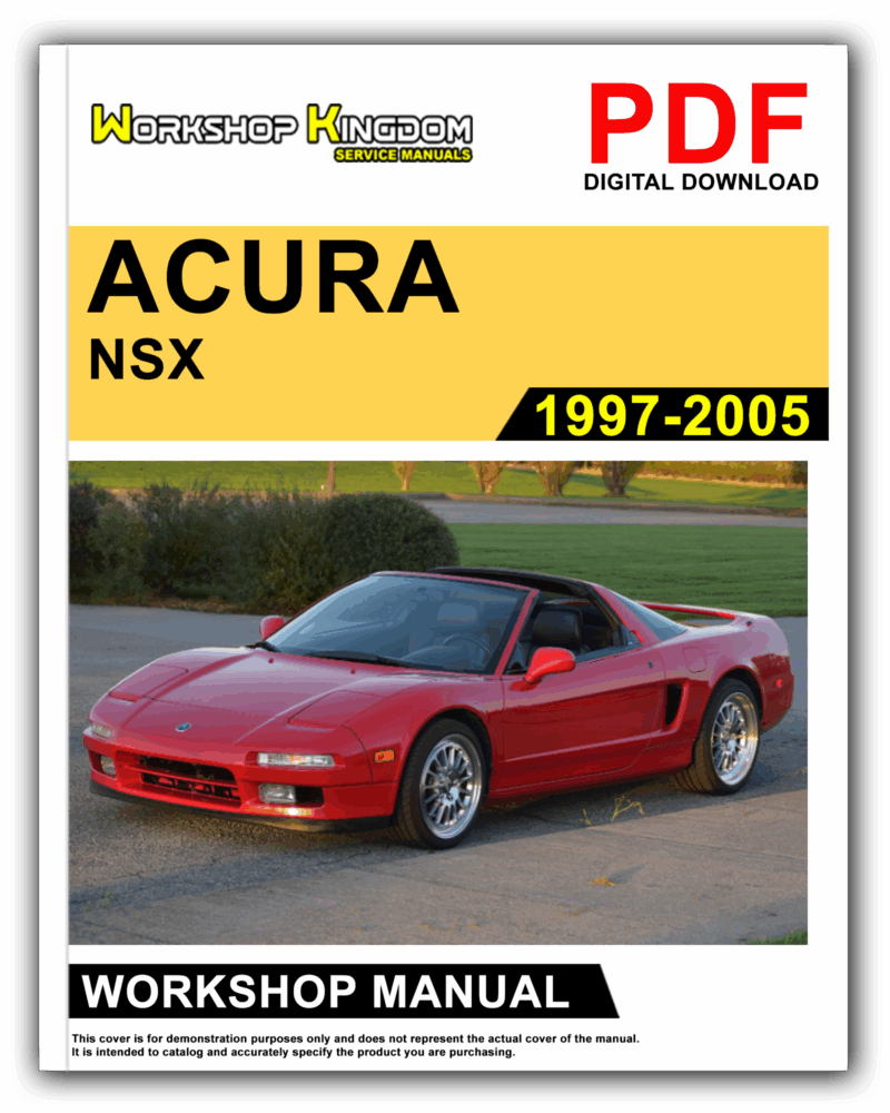 ACURA NSX (1997-2005) Workshop Repair Service Manual - English - PDF Download