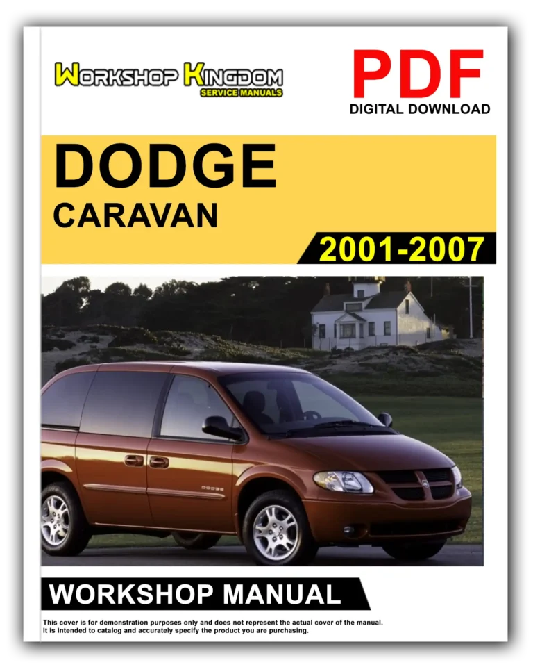 DODGE CARAVAN (2001-2007) Workshop Repair Service Manual – English – PDF Download