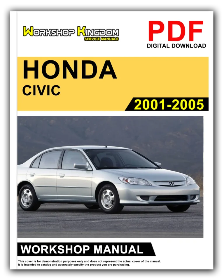 HONDA CIVIC (2001-2005) Workshop Repair Service Manual – English – PDF Download