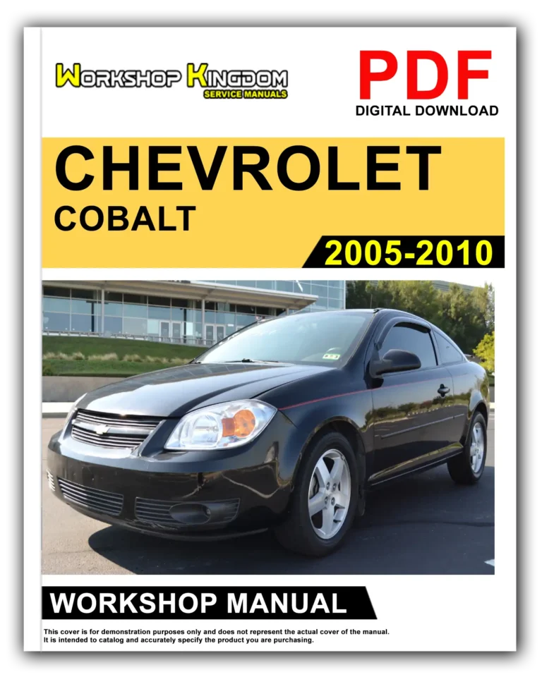 CHEVROLET COBALT (2005-2010) Workshop Repair Service Manual – English – PDF Download