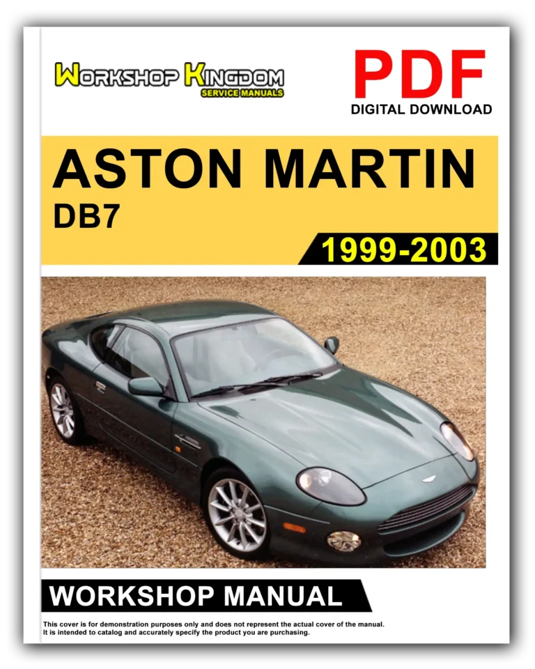 ASTON MARTIN DB7 (1999-2003) Workshop Repair Service Manual – English – PDF Download