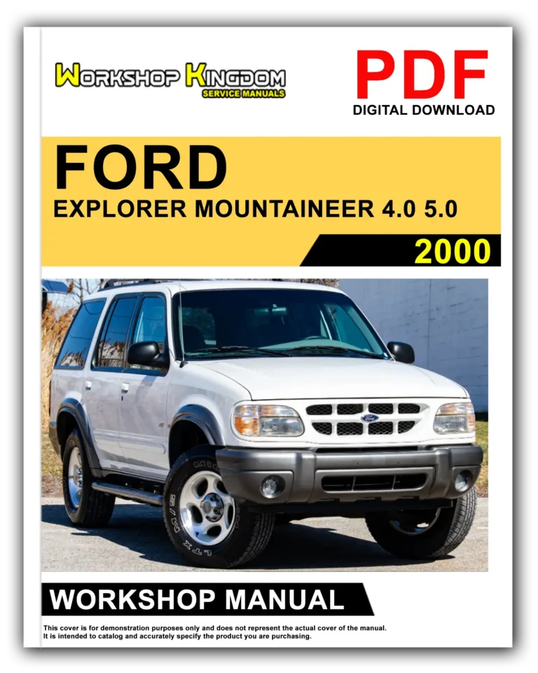 FORD EXPLORER MOUNTAINEER 4.0 5.0 (2000) Workshop Repair Service Manual – English – PDF Download