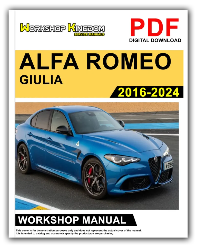 ALFA ROMEO GIULIA (2016-2024) Workshop Repair Service Manual – English – PDF Download