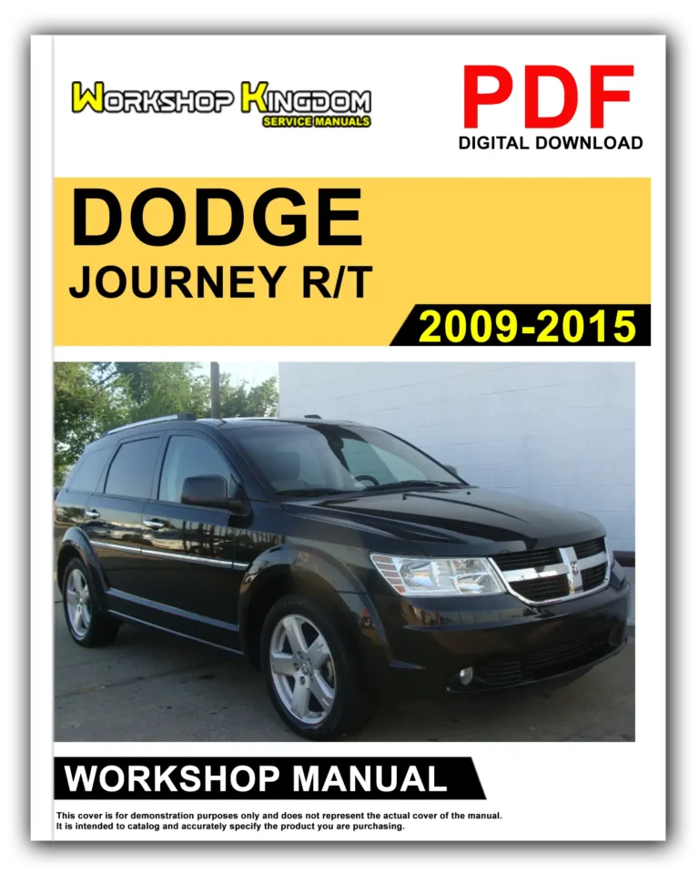 DODGE JOURNEY R/T (2009-2015) Workshop Repair Service Manual – English – PDF Download