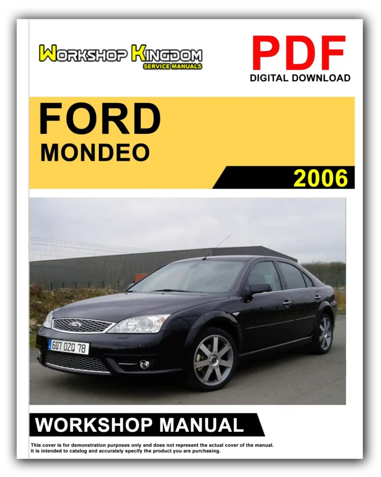 FORD MONDEO (2006) Workshop Repair Service Manual – English – PDF Download
