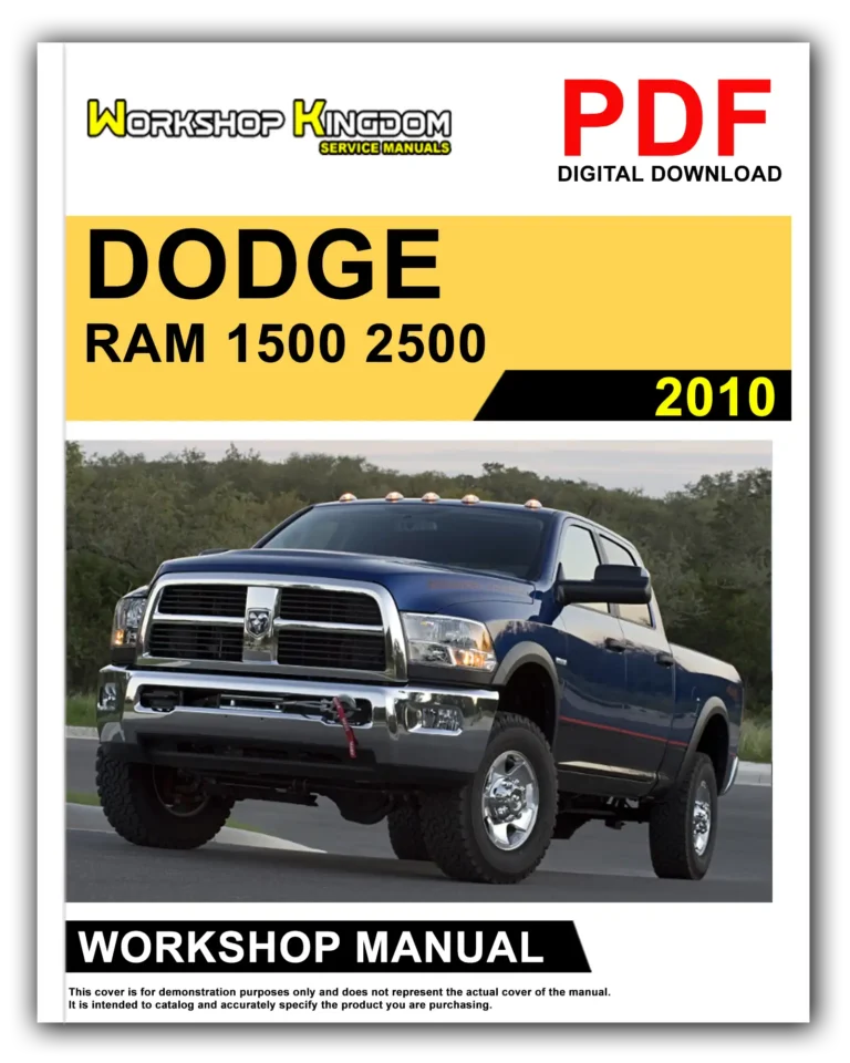 DODGE RAM 1500 2500 (2010) Workshop Repair Service Manual – English – PDF Download