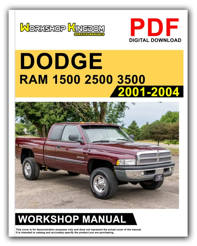 DODGE RAM 1500 2500 3500 (2001-2004) Workshop Repair Service Manual – English – PDF Download