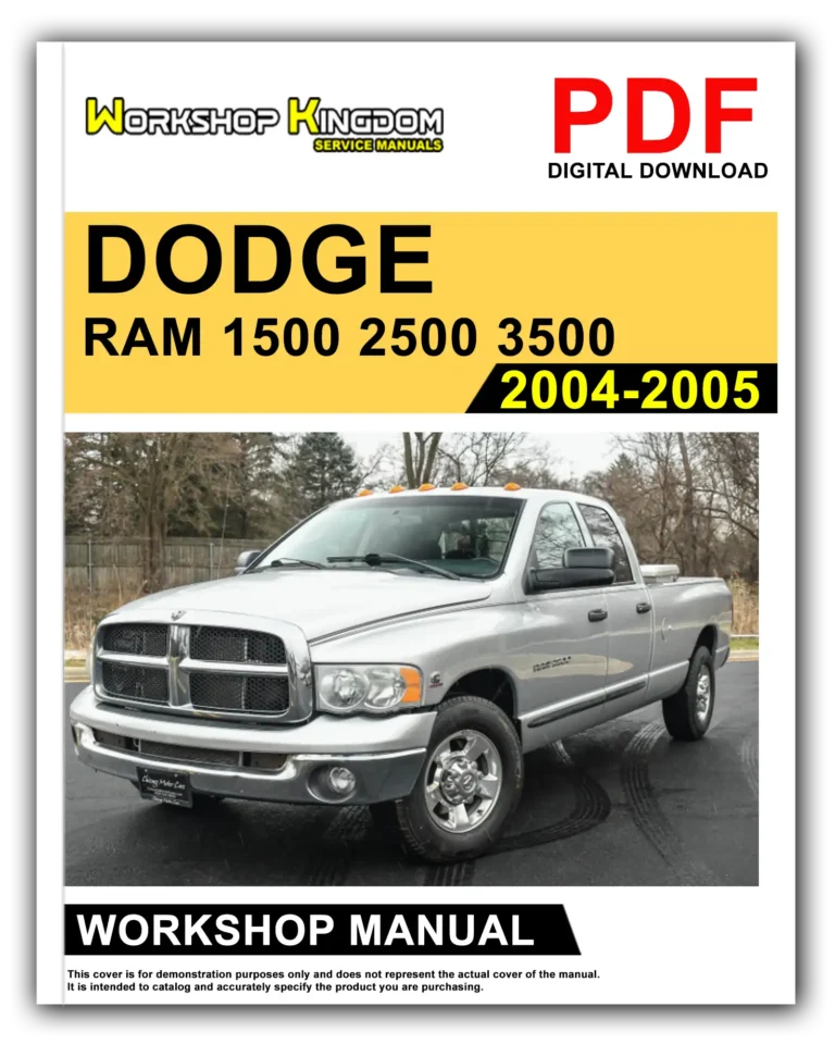 DODGE RAM 1500 2500 3500 (2004-2005) Workshop Repair Service Manual – English – PDF Download