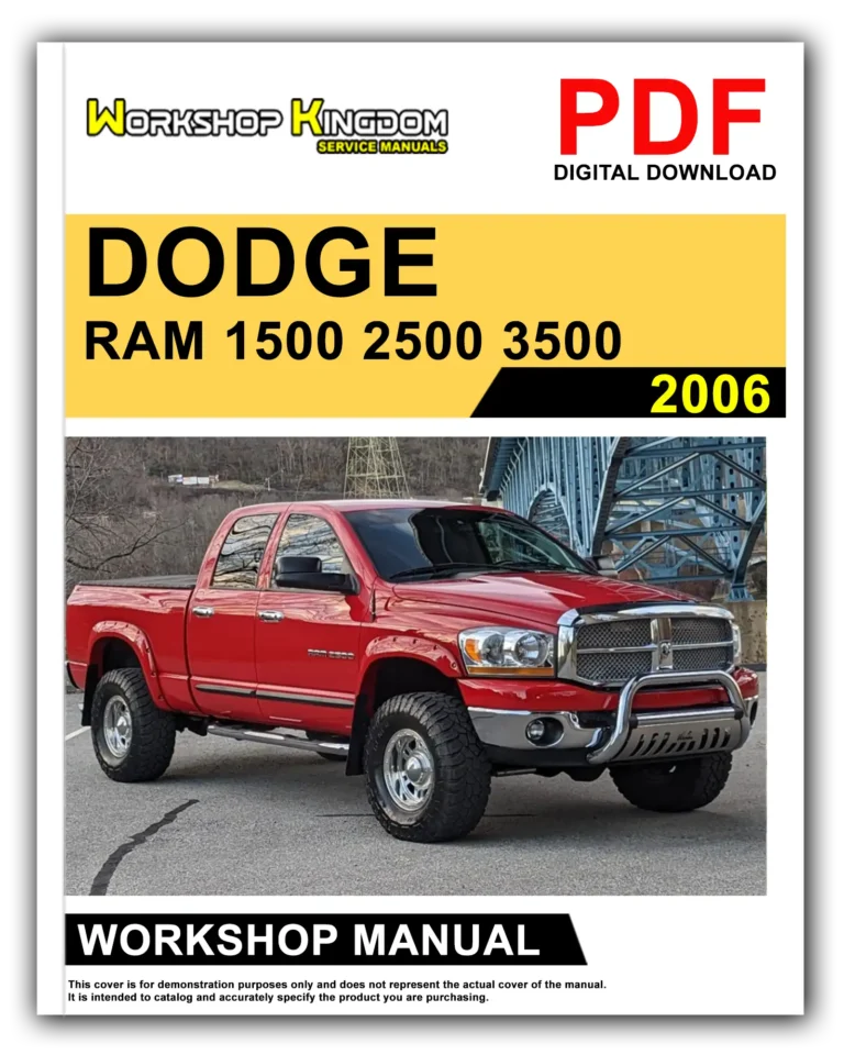 DODGE RAM 1500 2500 3500 (2006) Workshop Repair Service Manual – English – PDF Download