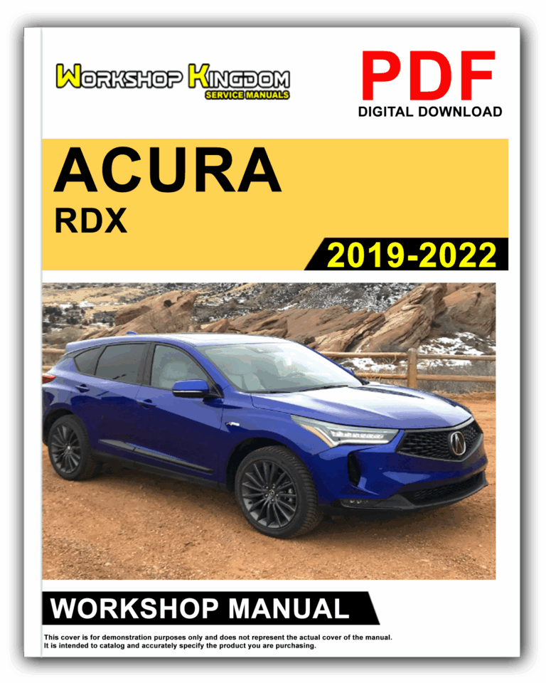 ACURA RDX (2019-2022) Workshop Repair Service Manual – English – PDF Download