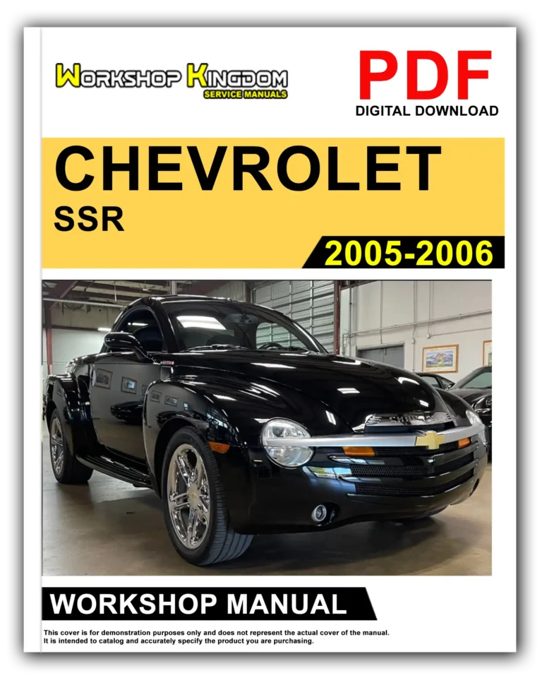 CHEVROLET SSR (2005-2006) Workshop Repair Service Manual – English – PDF Download