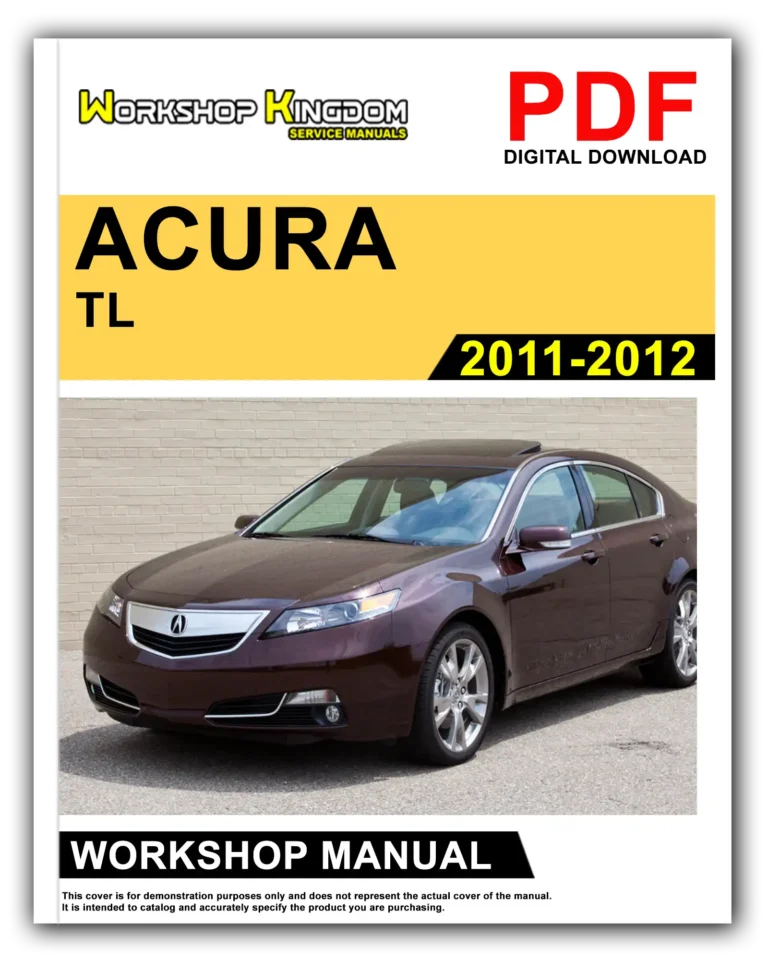 ACURA TL (2011-2012) Workshop Repair Service Manual – English – PDF Download