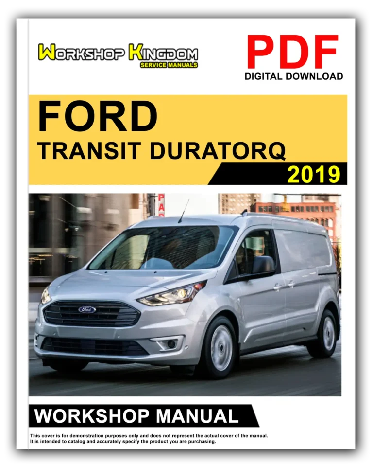 FORD TRANSIT DURATORQ (2019) Workshop Repair Service Manual – English – PDF Download