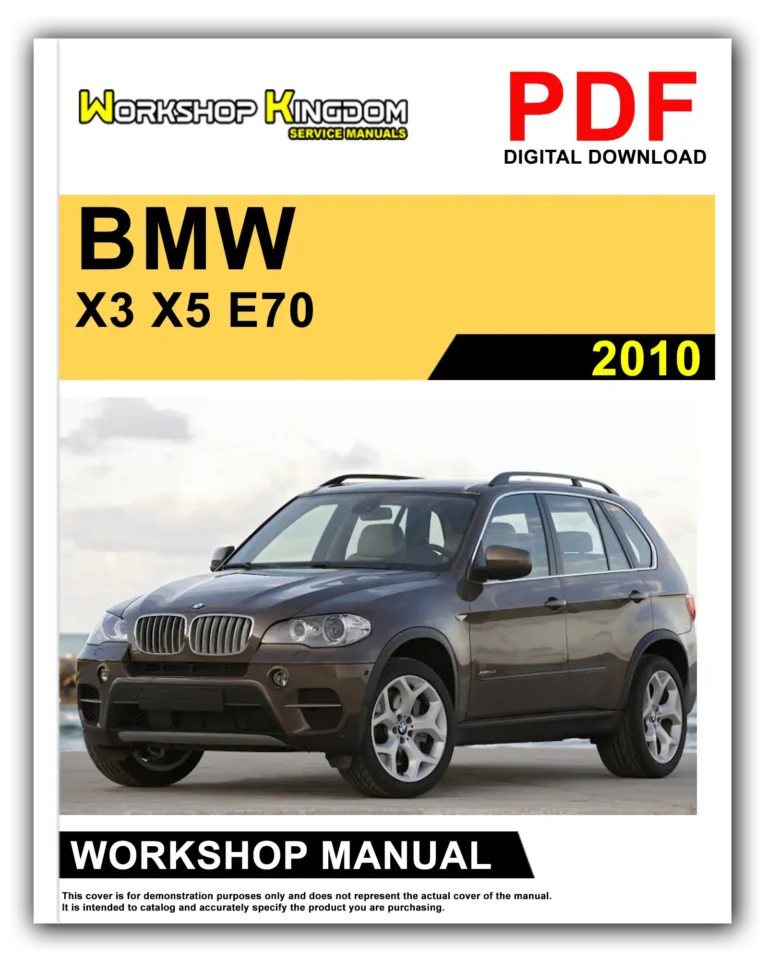 BMW X3 X5 E70 (2010) Workshop Repair Service Manual – English – PDF Download