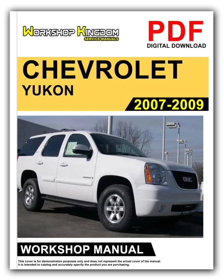 CHEVROLET YUKON (2007-2009) Workshop Repair Service Manual – English – PDF Download