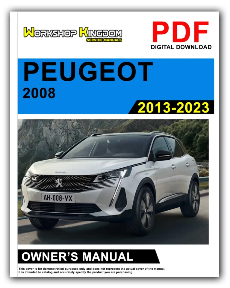 PEUGEOT 2008 (2013-2023) Owner’s Manual – English – PDF Download