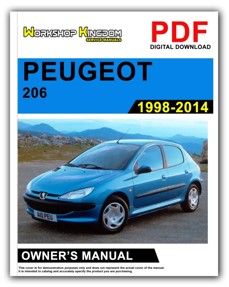 PEUGEOT 206 (1998-2014) Owner’s Manual – English – PDF Download