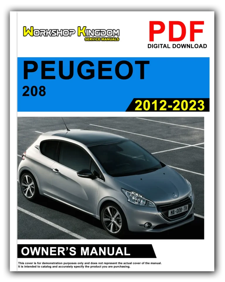 PEUGEOT 208 (2012-2023) Owner’s Manual – English – PDF Download