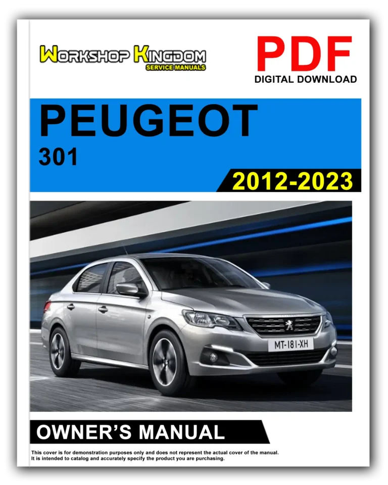 PEUGEOT 301 (2012-2023) Owner’s Manual – English – PDF Download