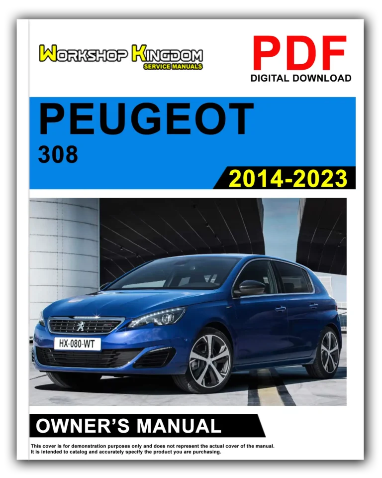 PEUGEOT 308 (2014-2023) Owner’s Manual – English – PDF Download