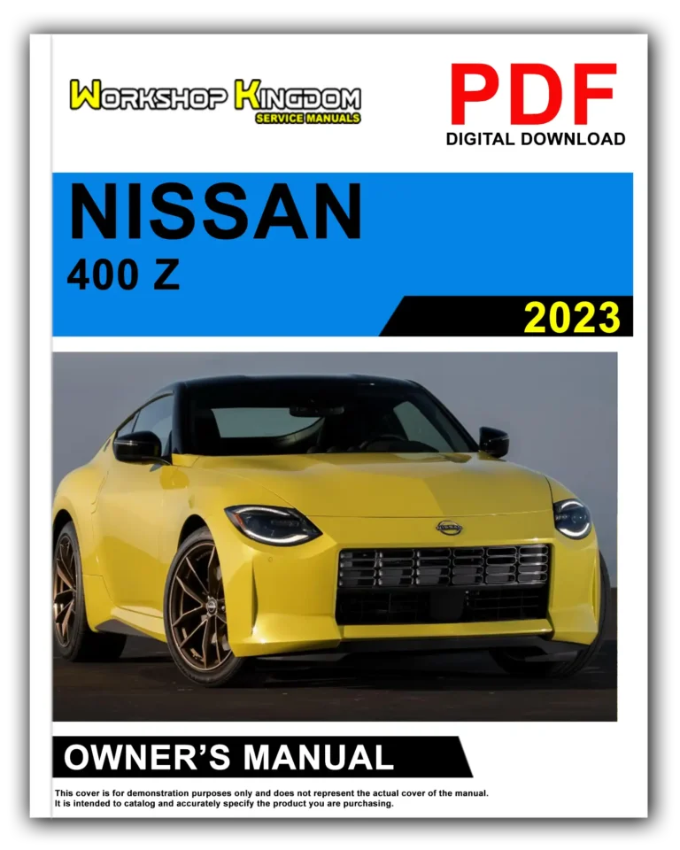 NISSAN 400 Z (2023) Owner’s Manual – English – PDF Download