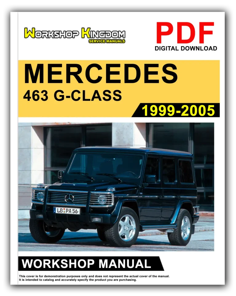 MERCEDES-BENZ 463 G-CLASS (1999-2005) Workshop Repair Service Manual – English – PDF Download