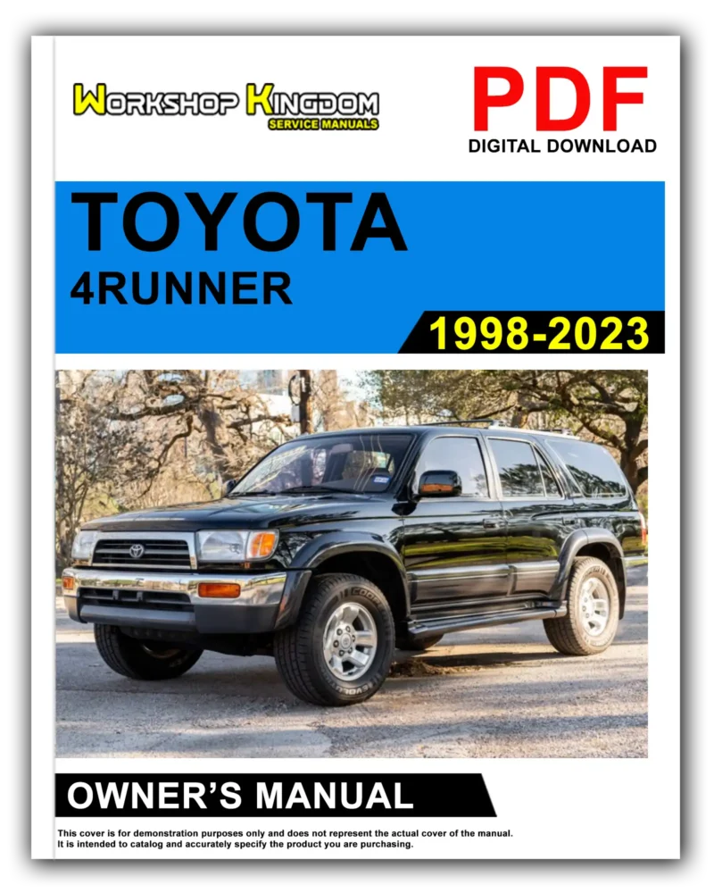 TOYOTA 4RUNNER Owner's Manual