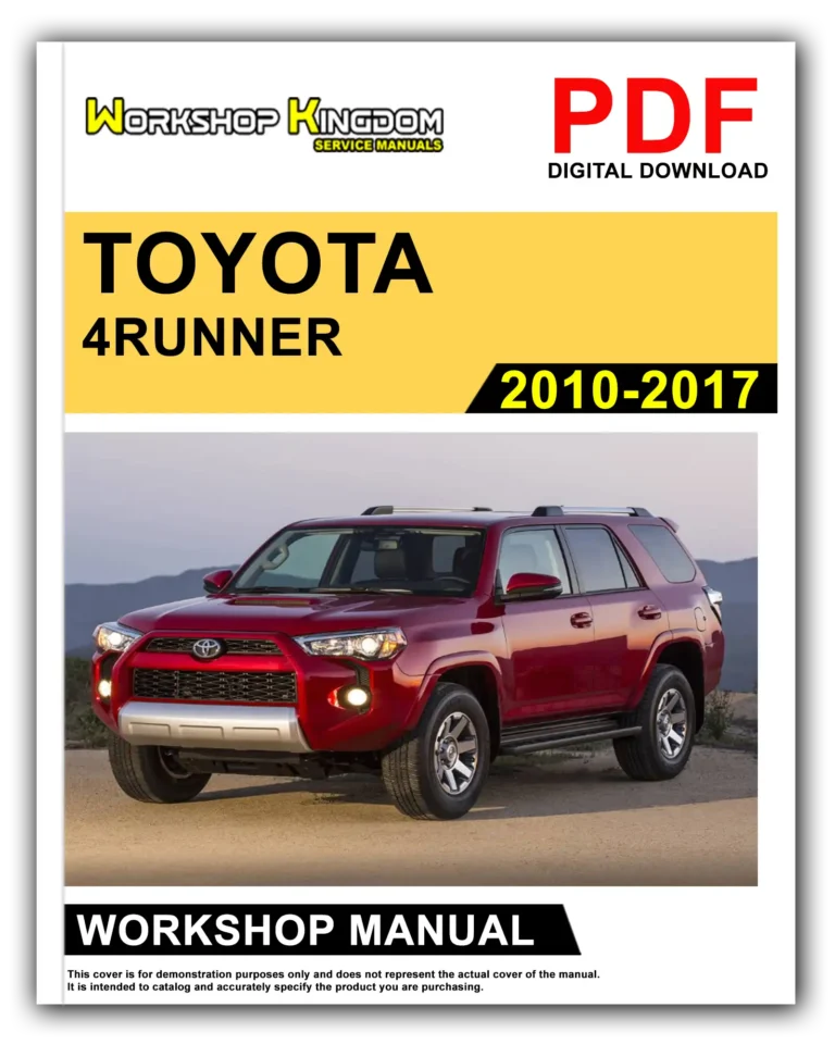 TOYOTA 4RUNNER (2010-2017) Workshop Repair Service Manual – English – PDF Download