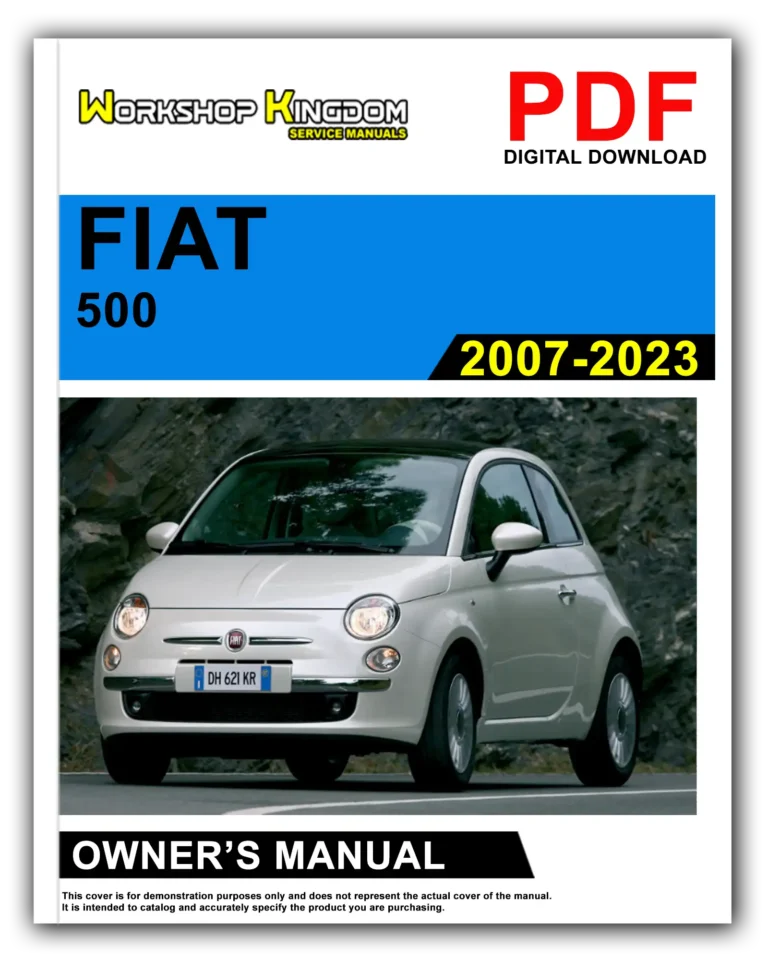 FIAT 500 (2007-2023) Owner’s Manual – English – PDF Download