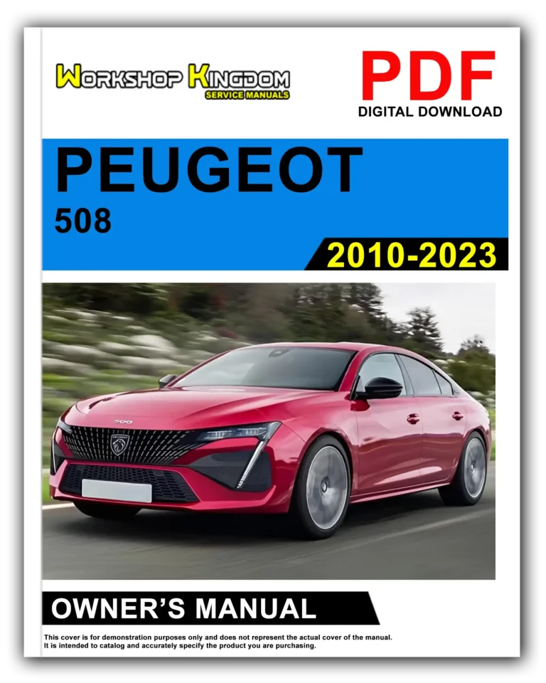 PEUGEOT 508 (2010-2023) Owner’s Manual – English – PDF Download