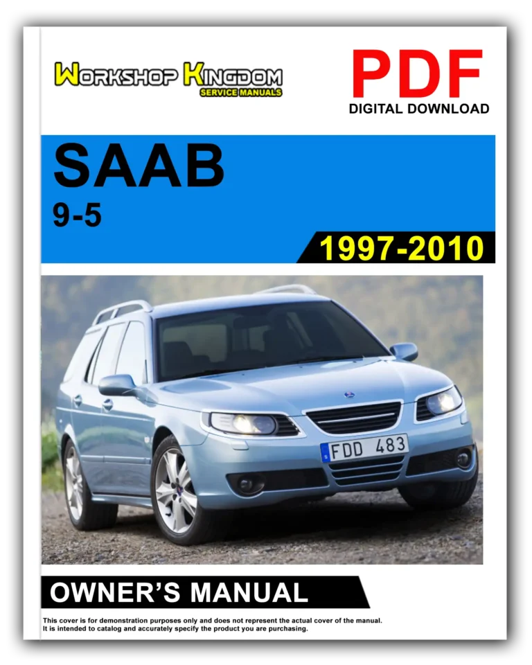 SAAB 9-5 (1997-2010) Owner’s Manual – English – PDF Download