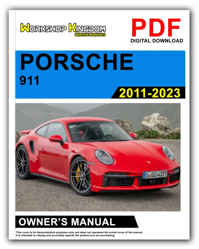 PORSCHE 911 (2011-2023) Owner’s Manual – English – PDF Download