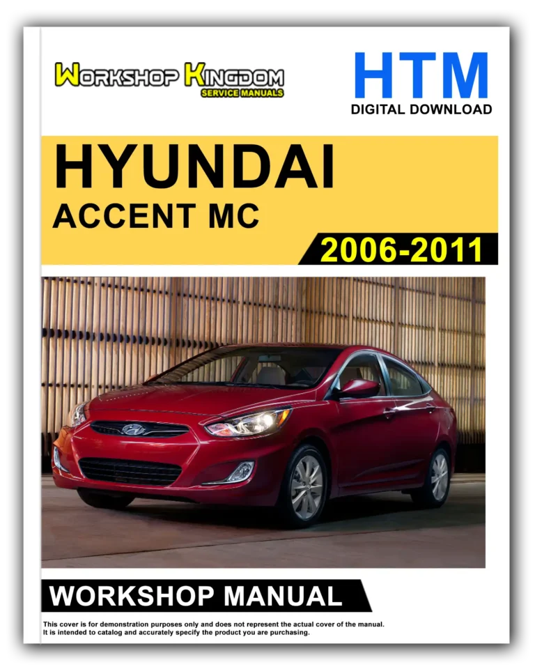 HYUNDAI ACCENT MC (2006-2011) Workshop Repair Service Manual – English – HTM Download