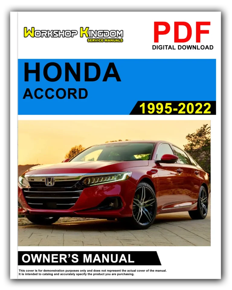 HONDA ACCORD (1995-2022) Owner’s Manual – English – PDF Download