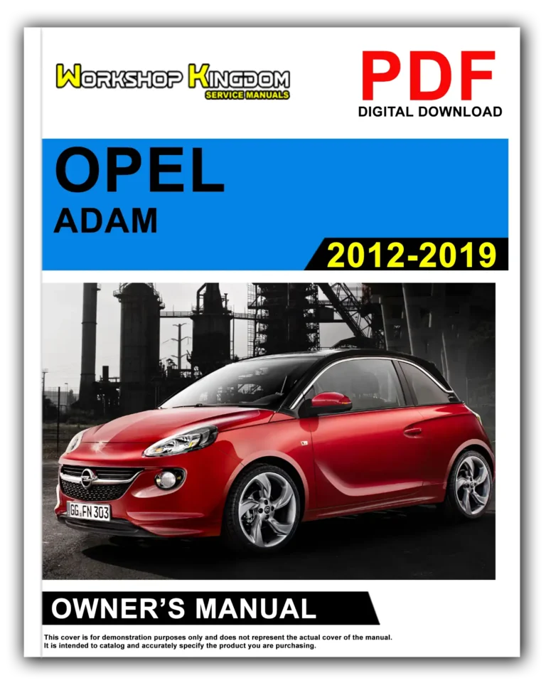 OPEL ADAM (2012-2019) Owner’s Manual – English – PDF Download