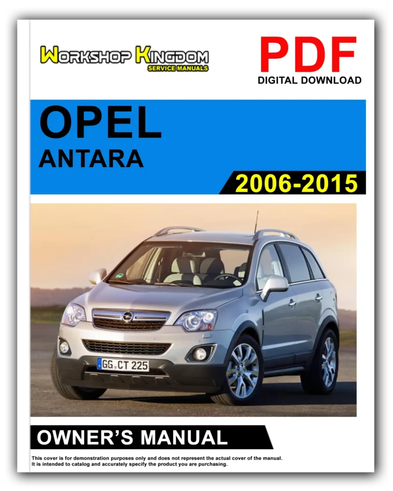 OPEL ANTARA (2006-2015) Owner’s Manual – English – PDF Download