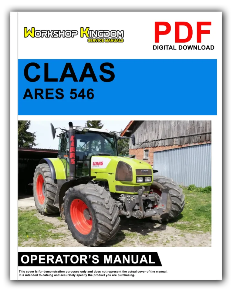 CLAAS ARES 546 Operator’s Manual – English – PDF Download