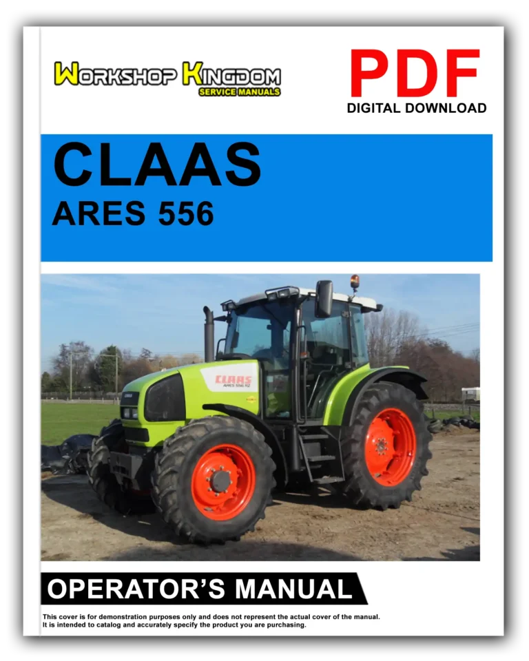 CLAAS ARES 556 Operator’s Manual – English – PDF Download
