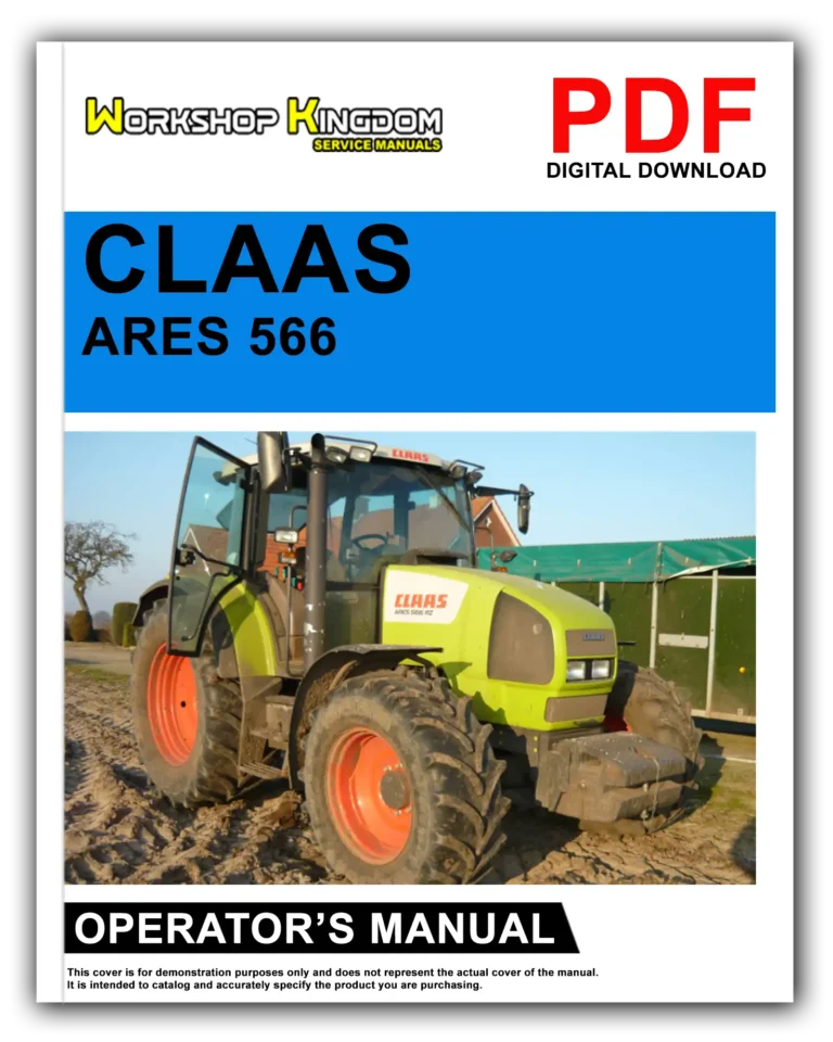 CLAAS ARES 566 Operator’s Manual – English – PDF Download