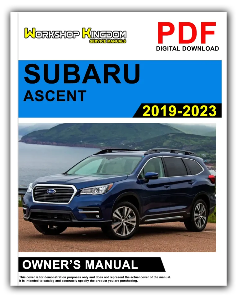 SUBARU ASCENT (2019-2023) Owner’s Manual – English – PDF Download