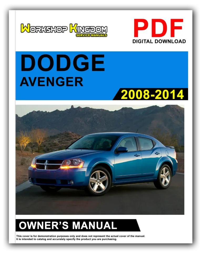 DODGE AVENGER (2008-2014) Owner’s Manual – English – PDF Download