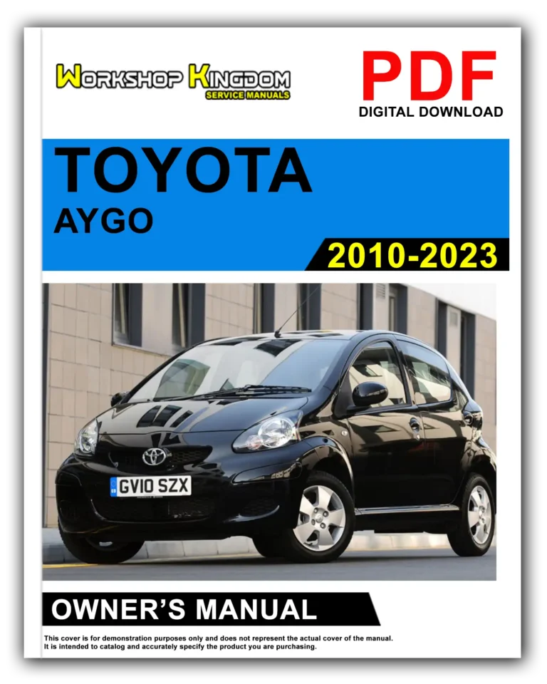 TOYOTA AYGO (2010-2023) Owner’s Manual – English – PDF Download
