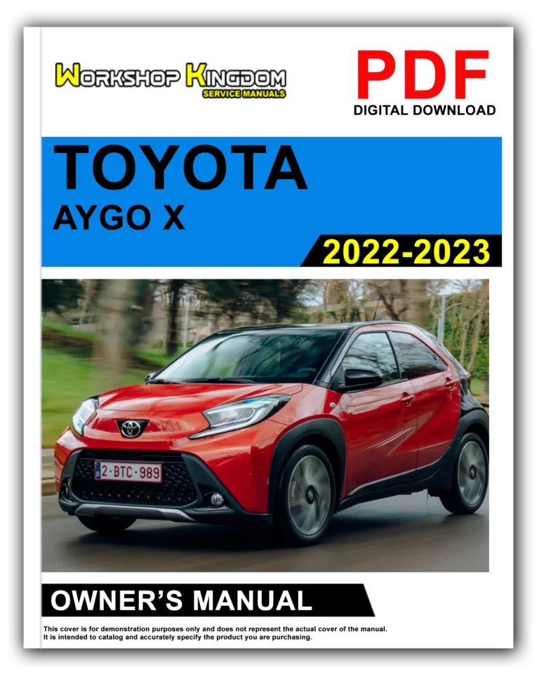 TOYOTA AYGO X (2022-2023) Owner’s Manual – English – PDF Download
