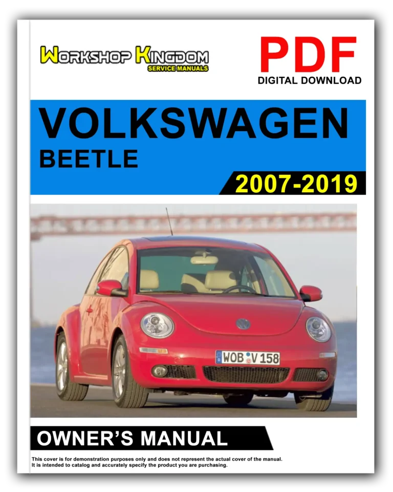 VOLKSWAGEN BEETLE (2007-2019) Owner’s Manual – English – PDF Download