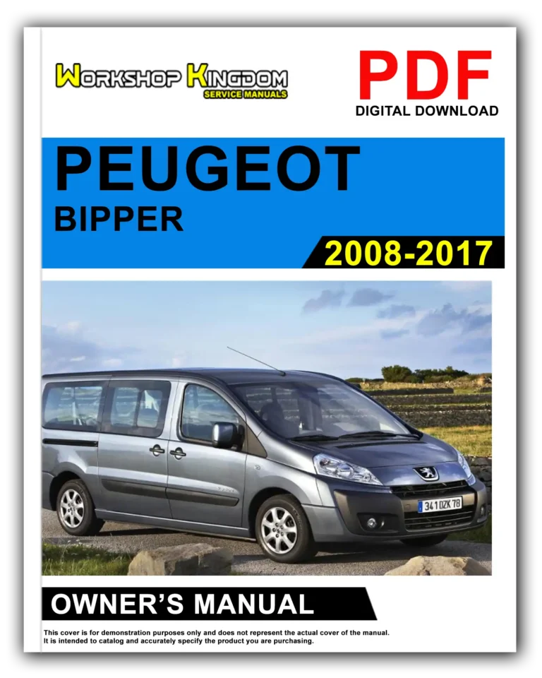 PEUGEOT BIPPER (2008-2017) Owner’s Manual – English – PDF Download
