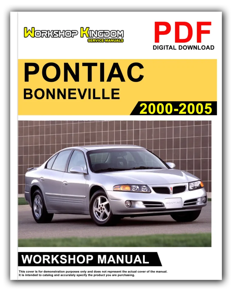 PONTIAC BONNEVILLE (2000-2005) Workshop Repair Service Manual – English – PDF Download