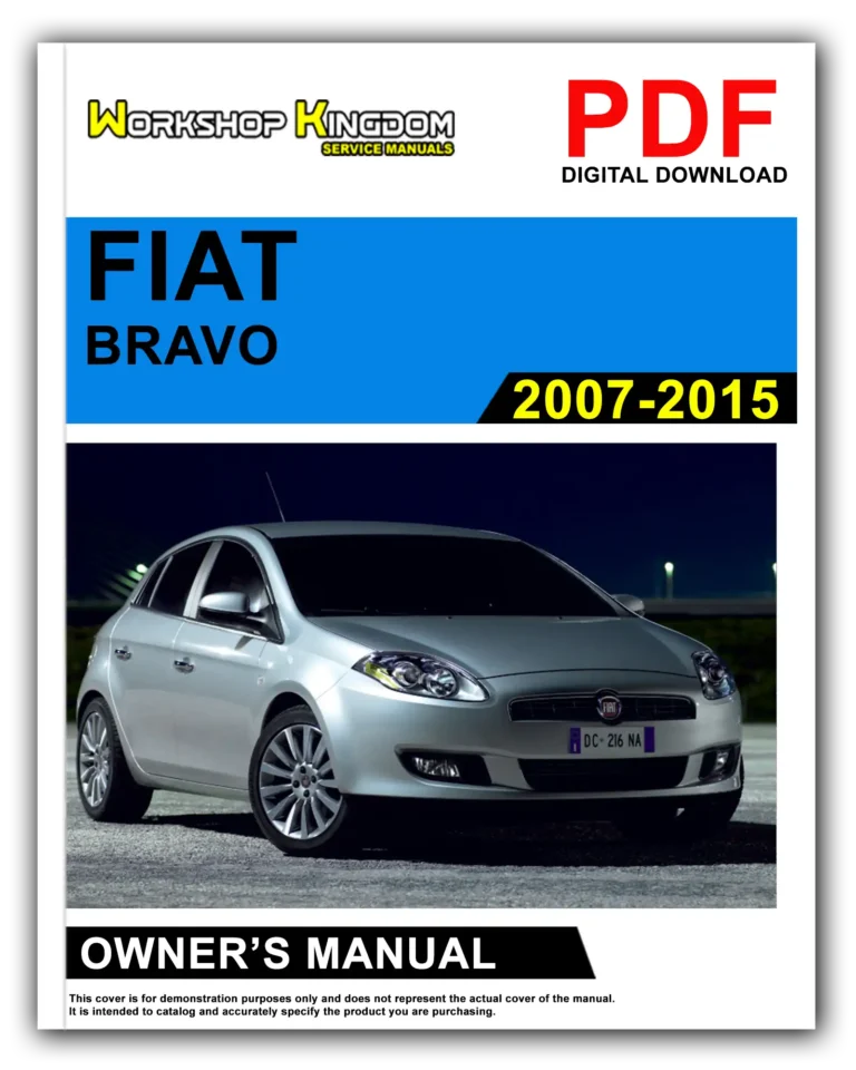 FIAT BRAVO (2007-2015) Owner’s Manual – English – PDF Download